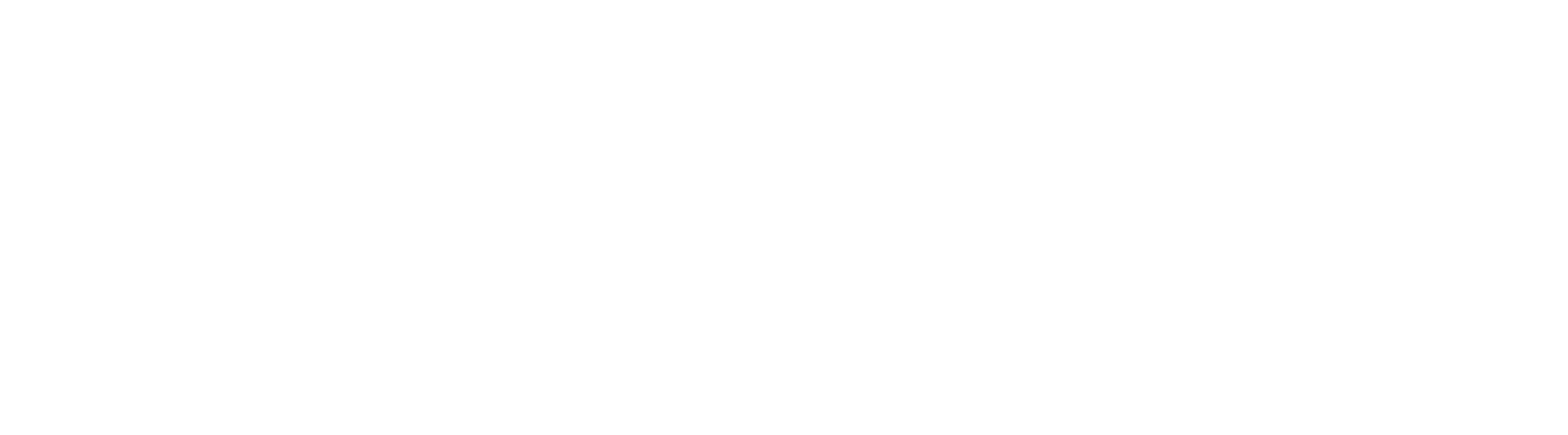 Hendricks - Logo Wide White